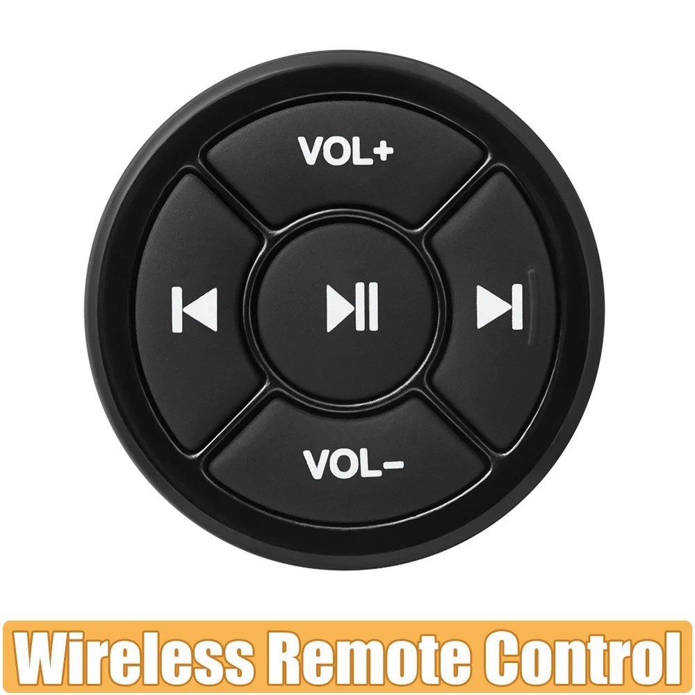Wireless Bluetooth Media Remote Control for Car Steering Wheel, Android iOS