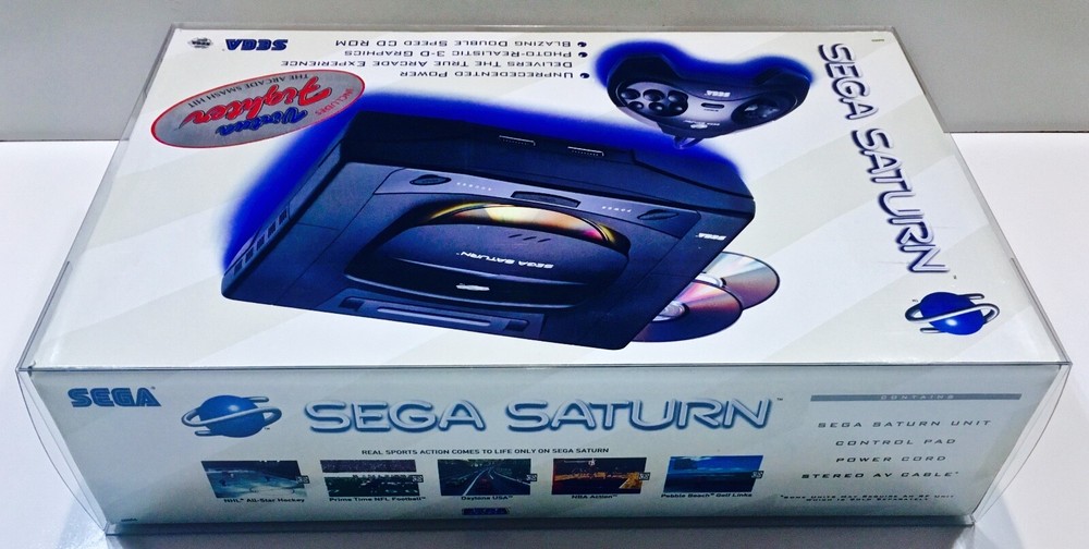 1 Console Box Protector For SEGA SATURN MODEL 1 Boxes Please check your size!