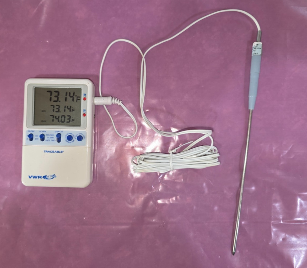 Traceable 89204-742 Digital Display Thermometer with Probe Free Ship