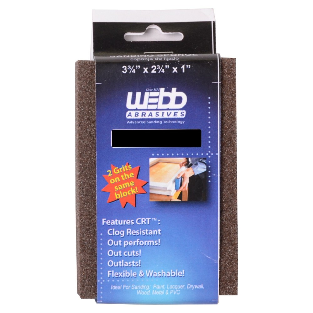 WEBB Sanding Sponge Standard/Angled Fine Medium Medium&Fine Medium&Coarse