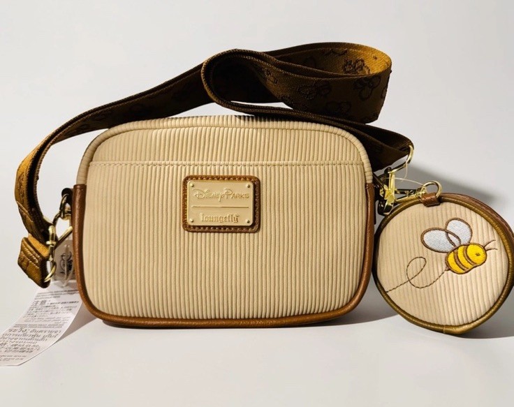 Disney Parks Loungefly Winnie The Pooh Crossbody Bag Hunny Coin Purse NEW!