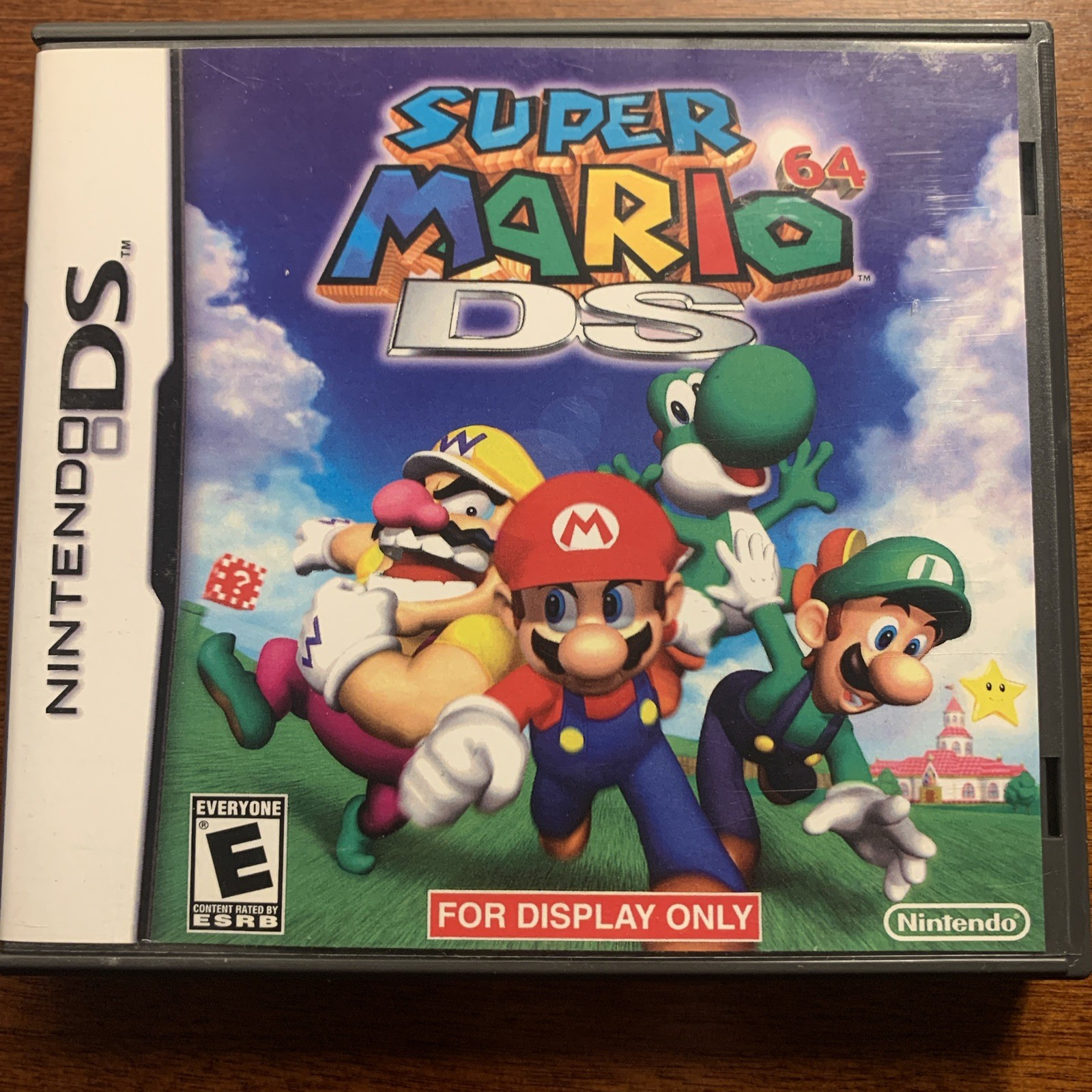 Super Mario 64 DS / Nintendo DS Replacement Case ONLY No Game - For Display Only