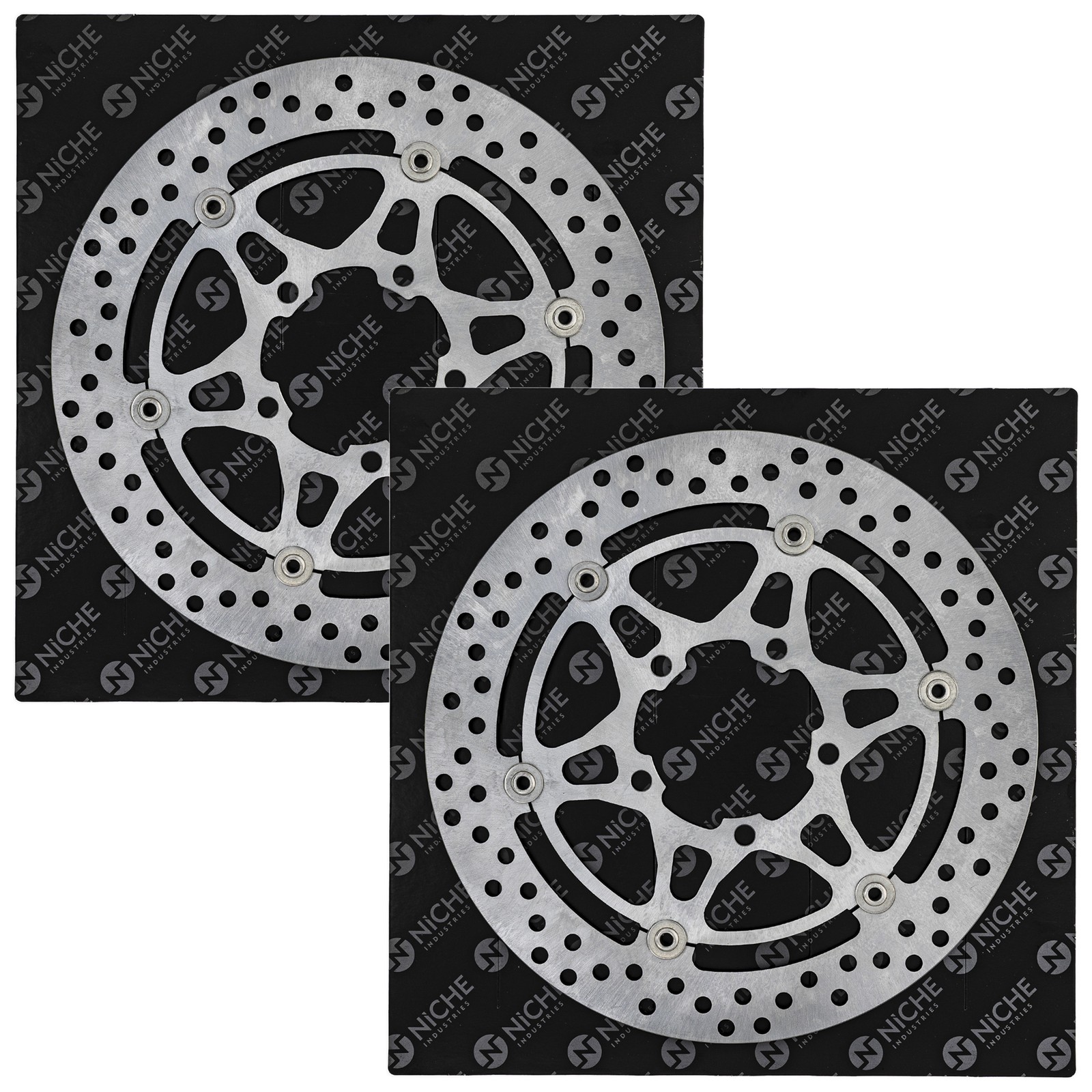 NICHE Front Brake Rotor Set For Triumph Daytona 675 Street Triple 1200