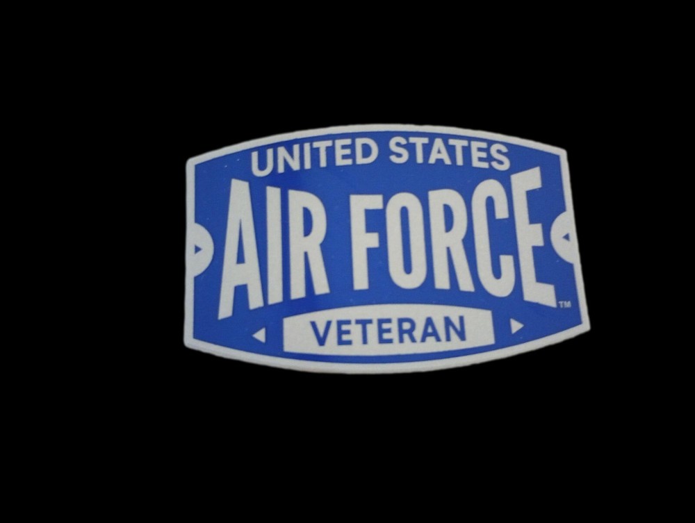 U.S AIR FORCE VETERAN WINDOW DECAL USAF