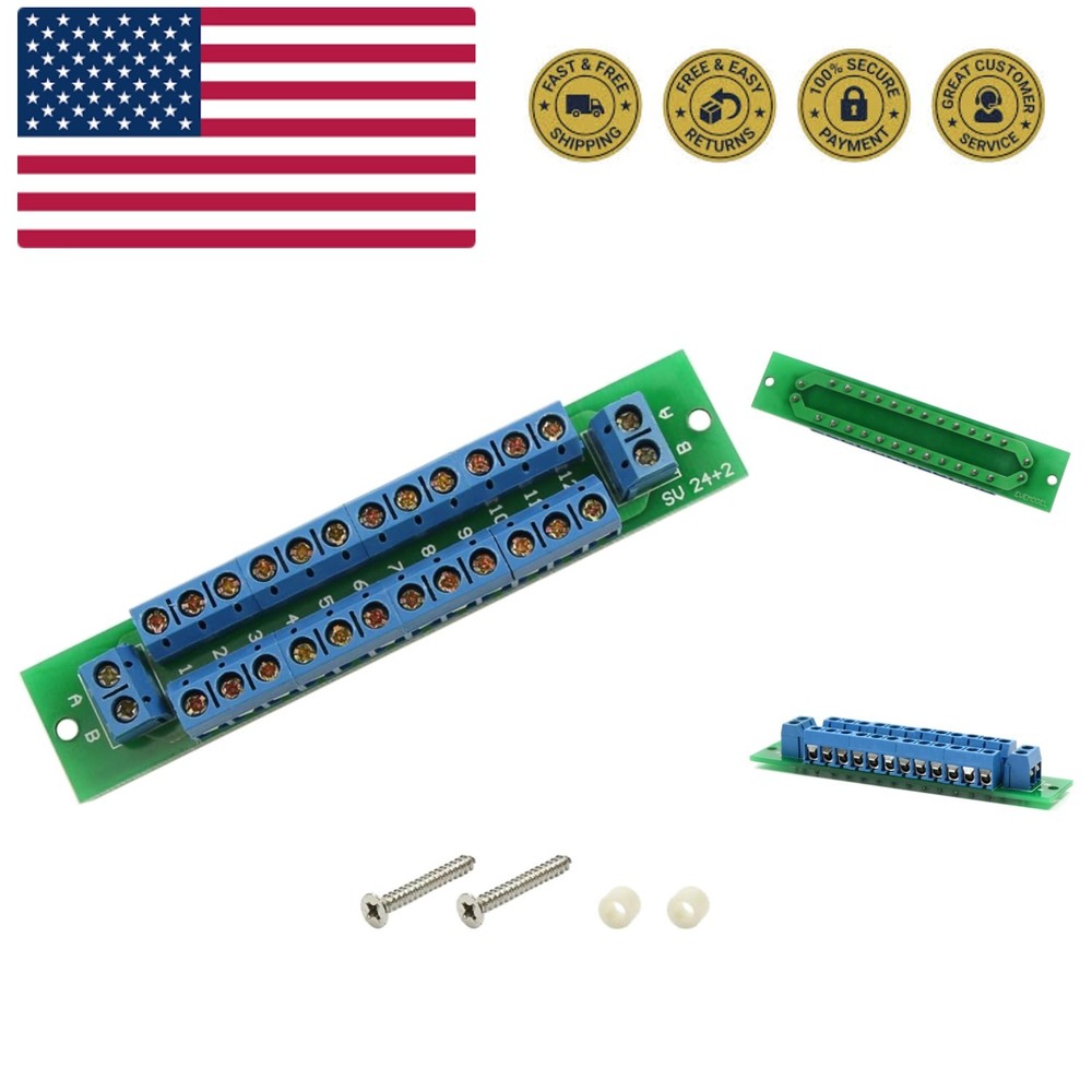 12 Position Power Distribution Board with 2 Inputs for Model Train Lighting