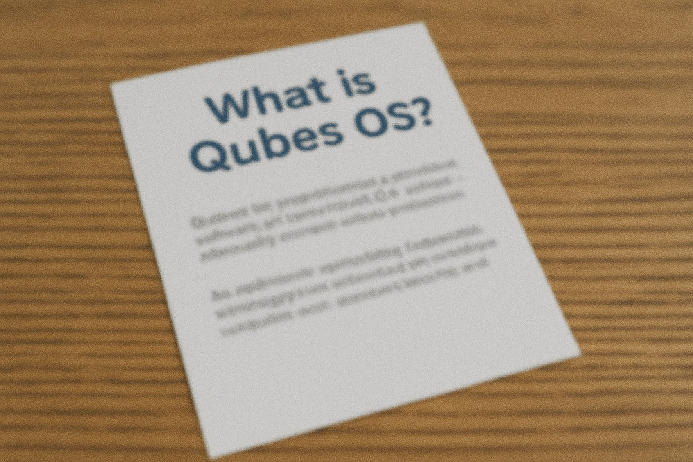 Qubes OS Secure Installer USB + Intro & Guide – Latest Version