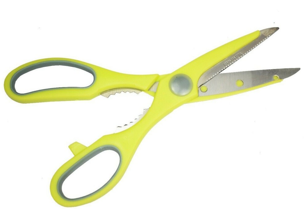 Kitchen Shears Scissor For Vegetables, Sharp, Green/Orange