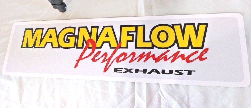 MAGNAFLOW Performance EXHAUST Aluminum Sign 6" x 24"