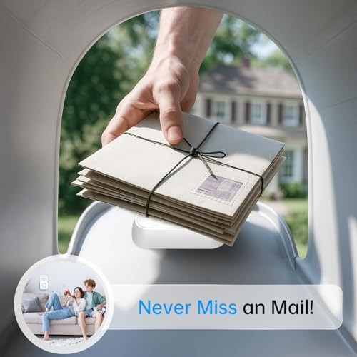 Mailbox Alarm Wireless Long Range Mailbox Alert, Mailbox Sensor with 600 ft