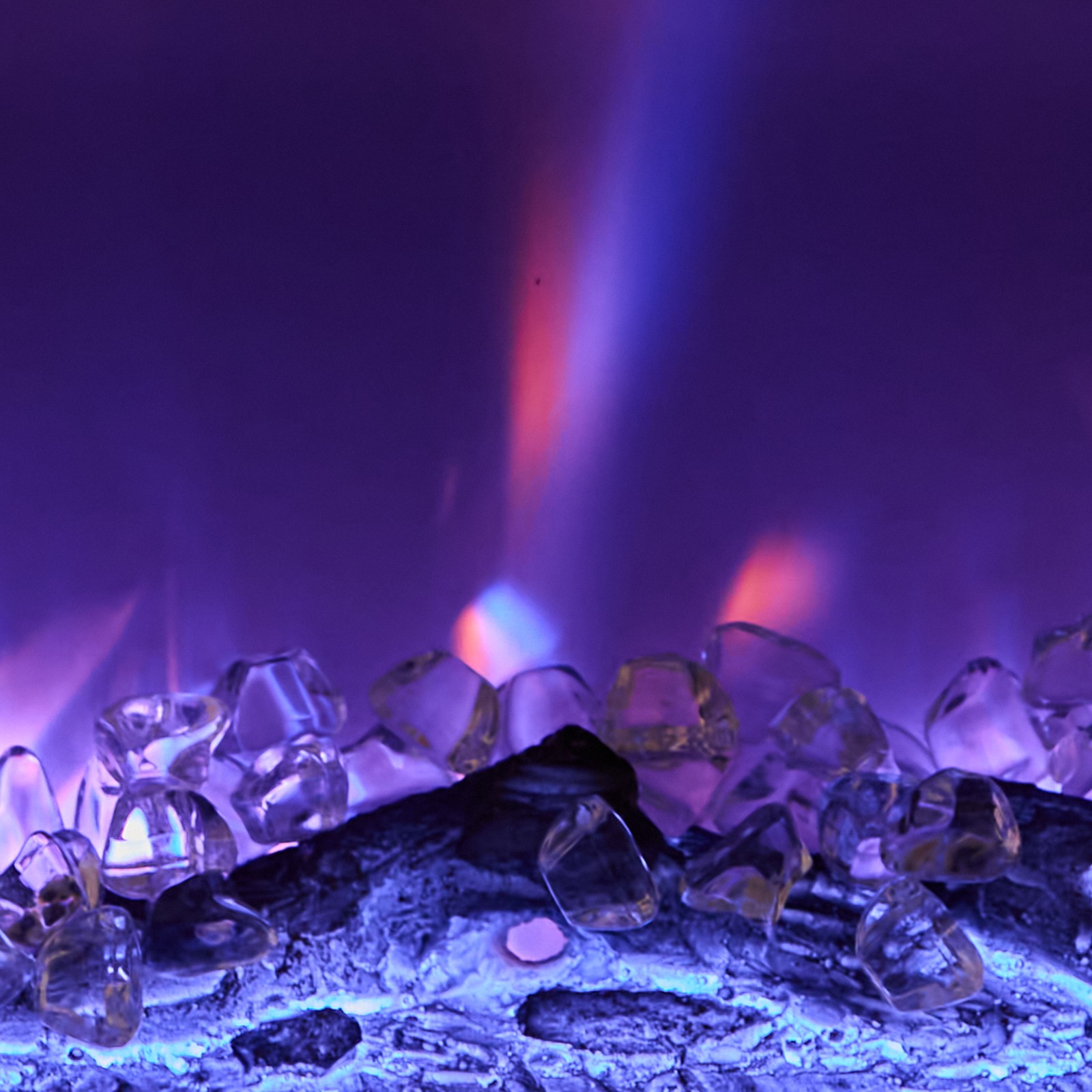 Uimoso 72-Inch Wall-Mounted & Recessed Electric Fireplace with Remote, 1500W