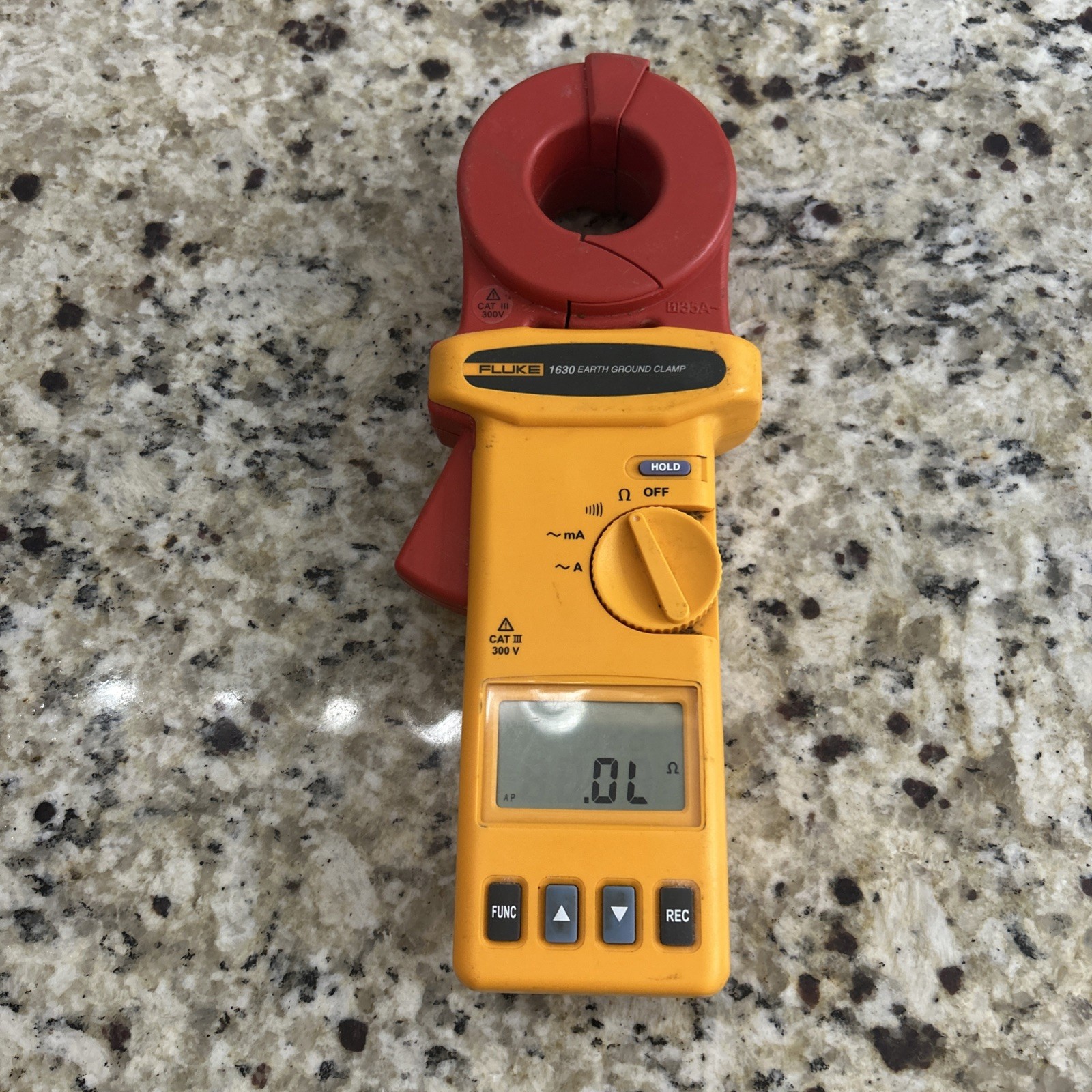 Fluke 1630 Earth GEO AC Ground Leakage Current Resistance Clamp