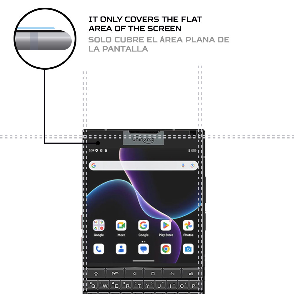 ANTISHOCK Screen protector for unihertz titan 2