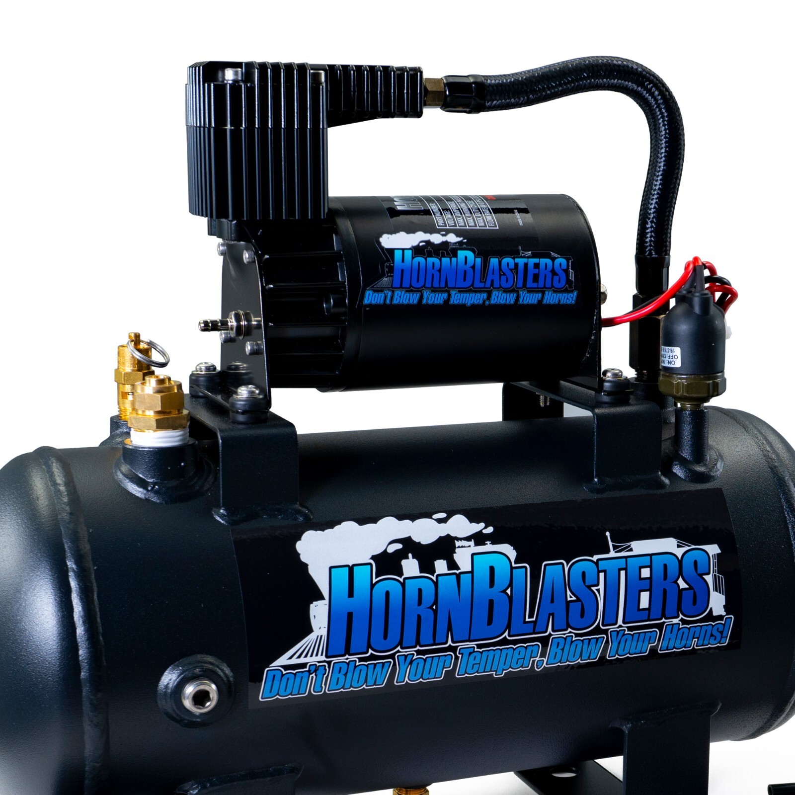 HornBlasters Conductor's Special 127H Loud Train Air Horn Kit - 120 PSI
