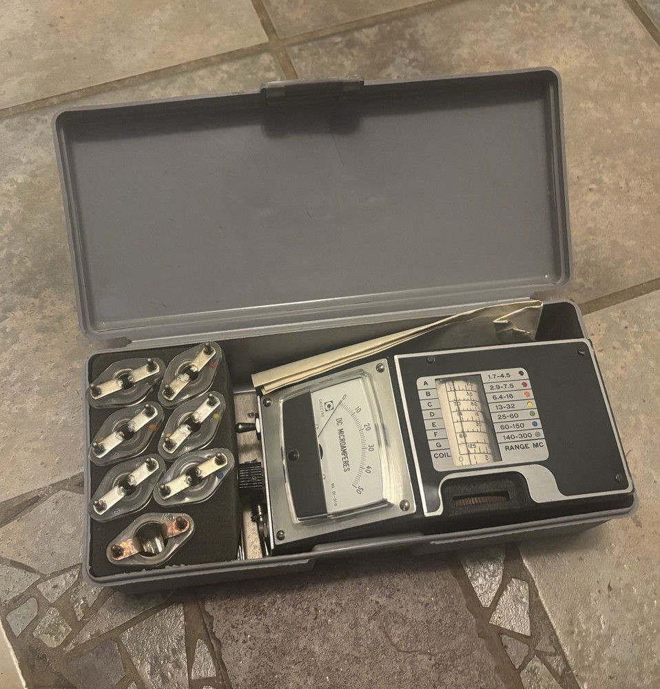 Millen 90651 Solid State Grid Dip Meter w/ 7 Coils, Box