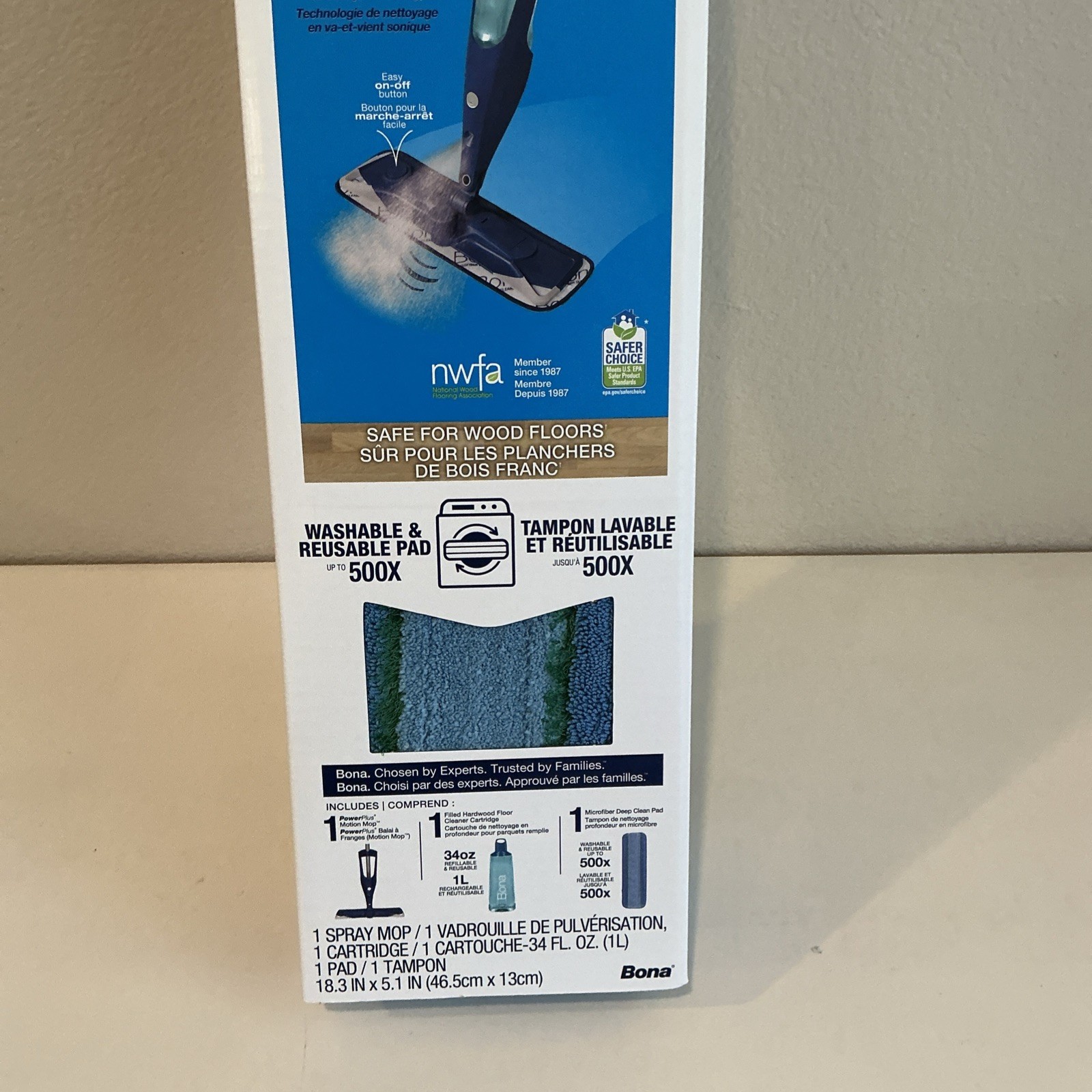 Bona PowerPlus Premium Motion Spray Mop for Hardwood Floors - Kit