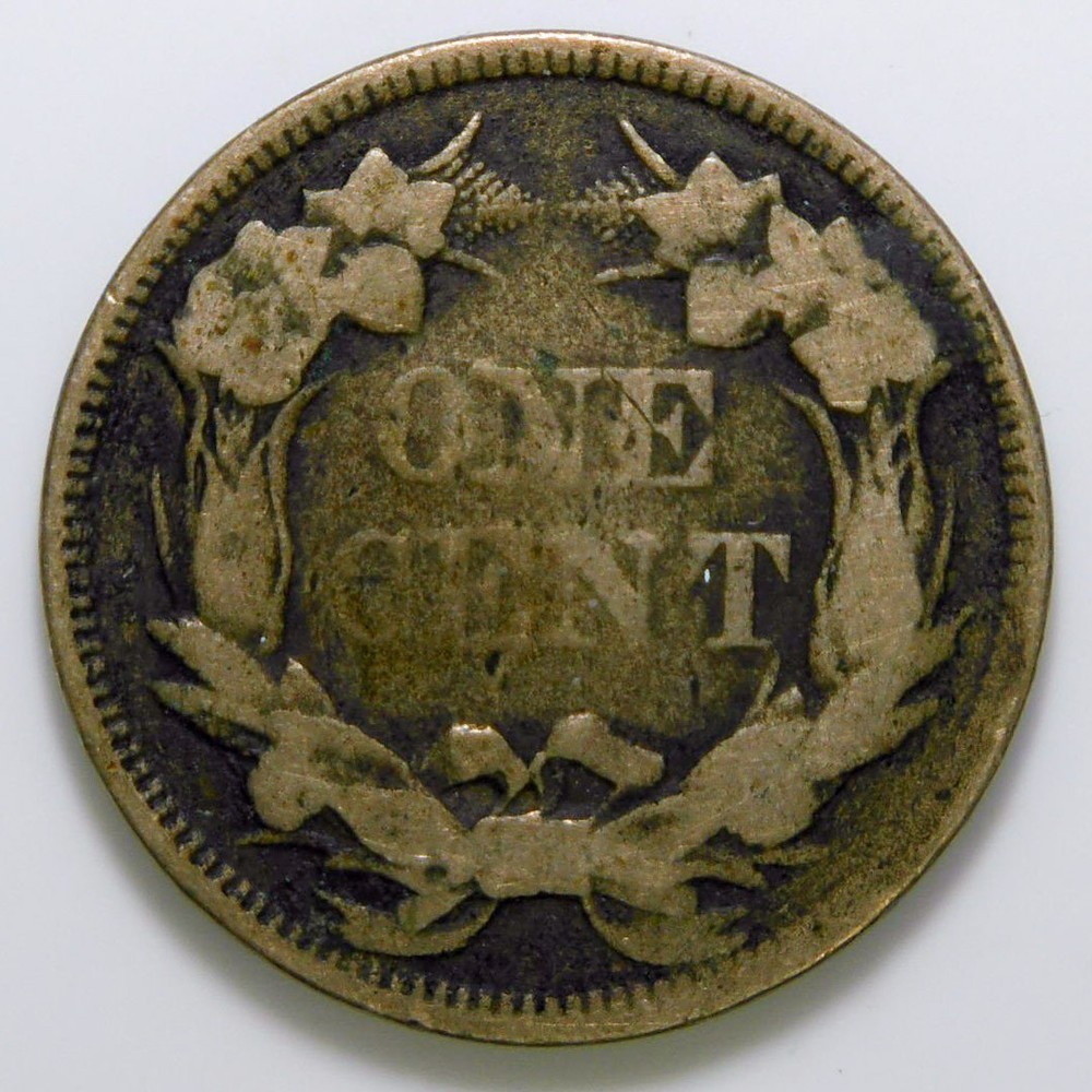 1957 Flying Eagle Cent 1c F k217