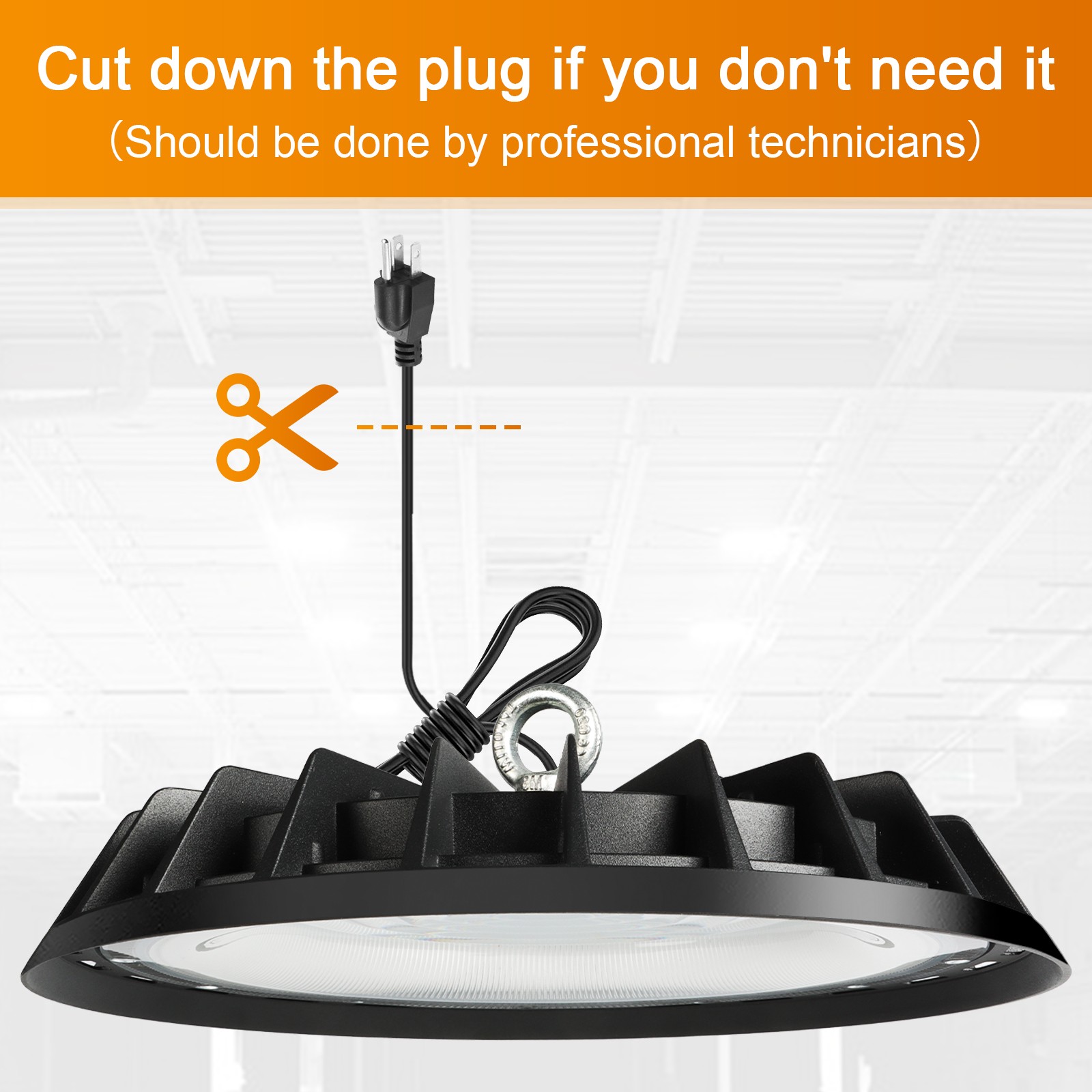 8 Pack 200W UFO Led High Bay Light Industrial Commercial Warehouse Shop Light