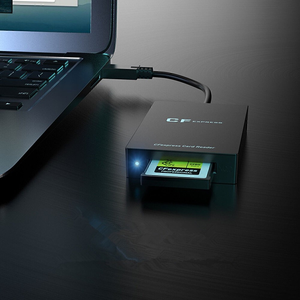 CFexpress Card Reader Type B USB 3.1 Gen 2 10Gbps CFexpress Reader Portable Card