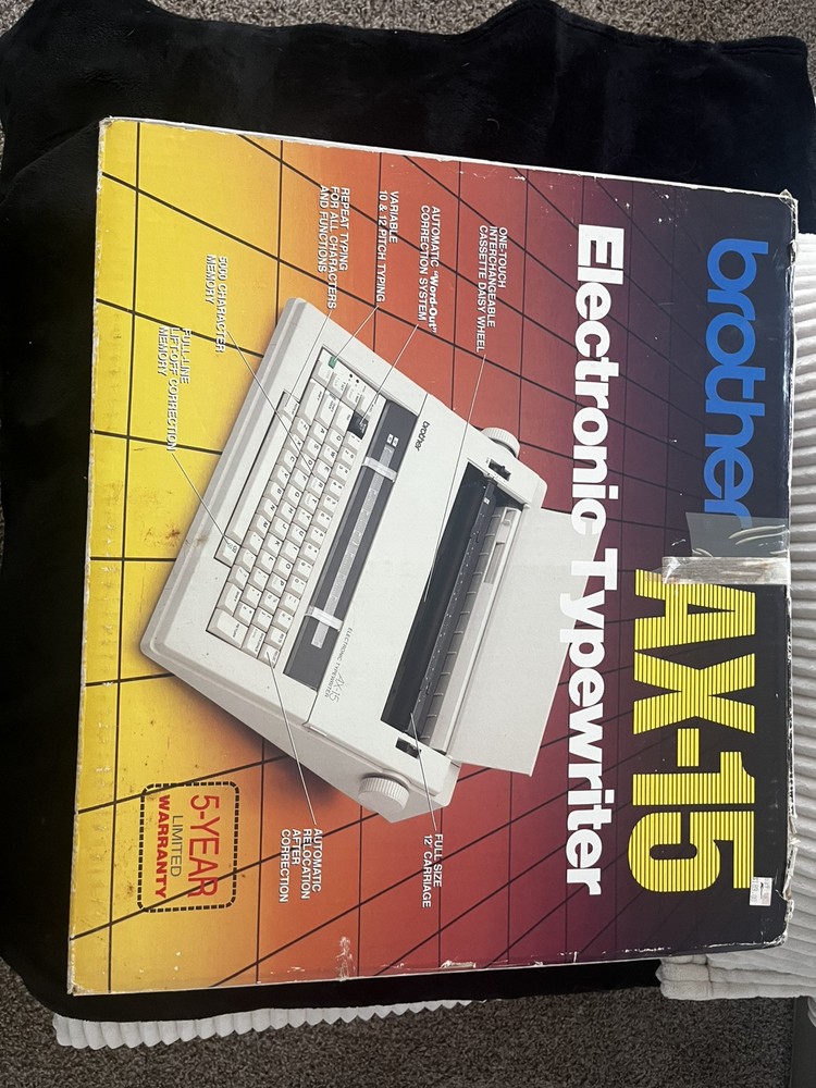 brother electronic typewriter AX-15