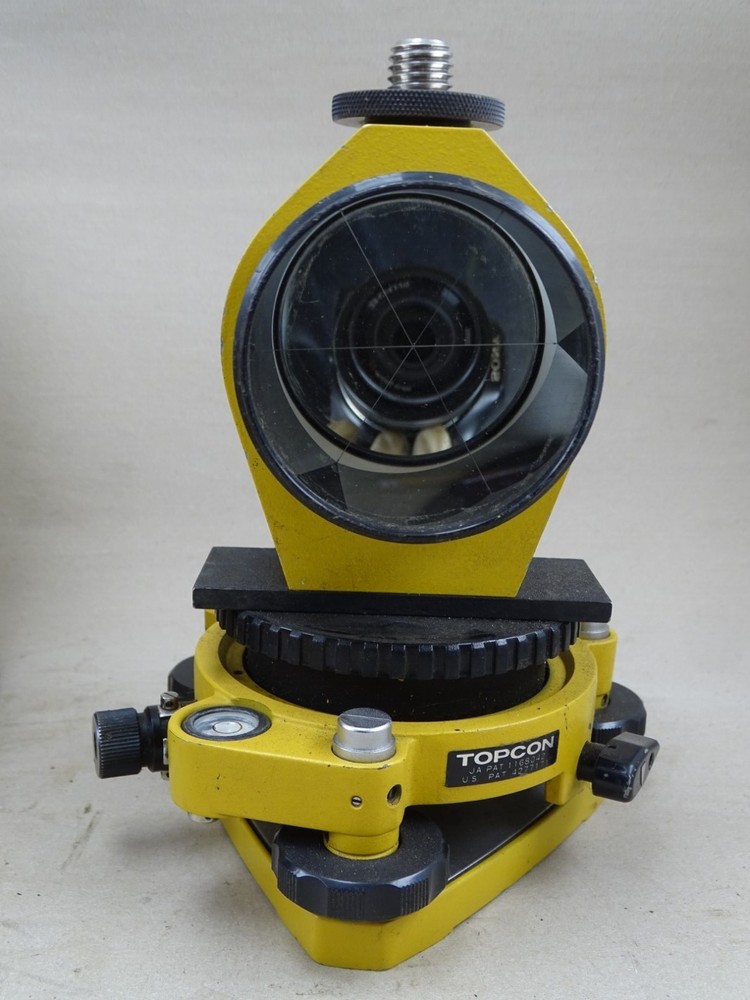 Topcon Backside System w/ Adapter, Prism, Tribrach w/ Bag UNTESTED,