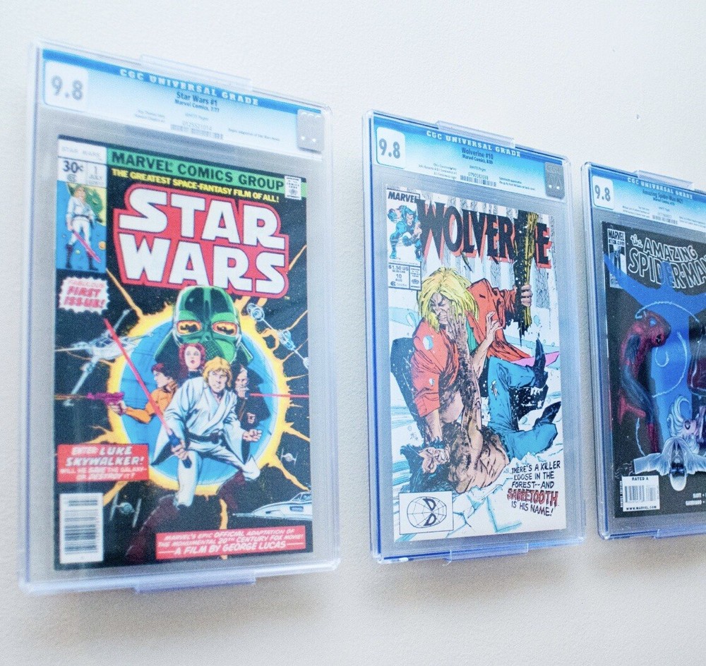 ComicMount™ Invisible Comic Book Display Shelf Stand and Wall Mount