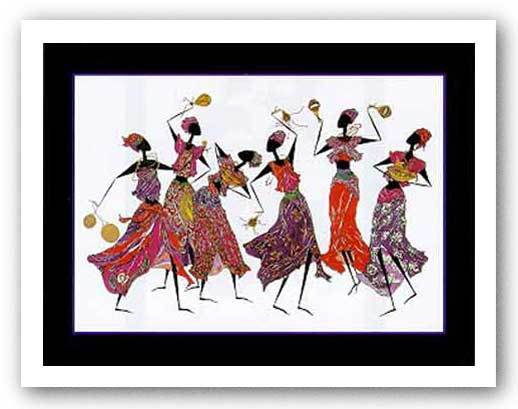 ART PRINT Calabash Dance Augusta Asberry