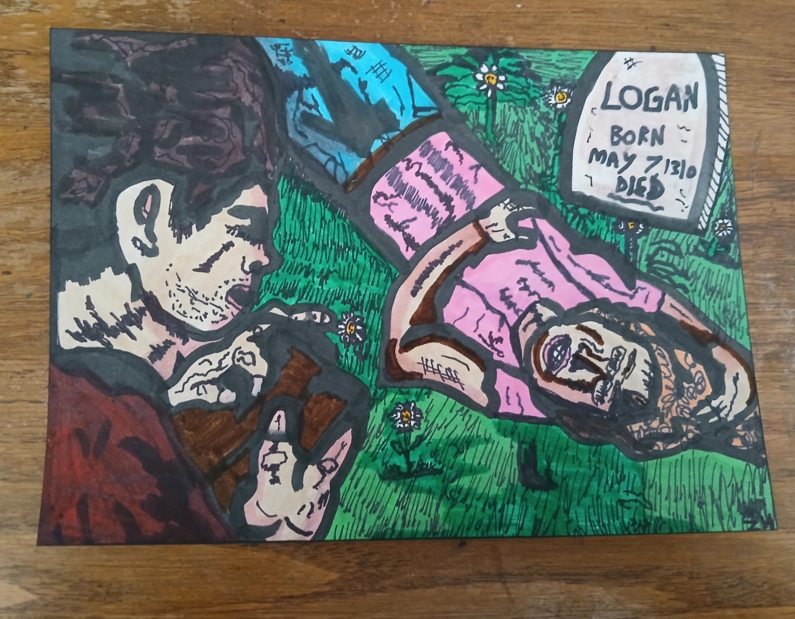 Drawings Reserved For Kevin Just Before Dawn Horror