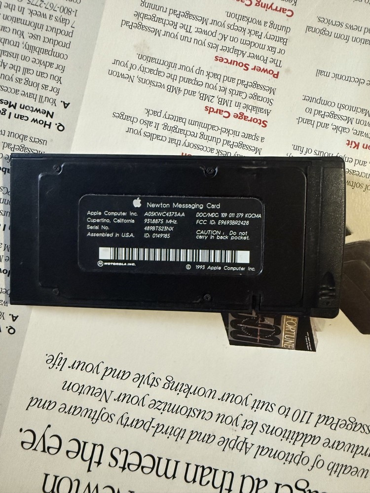 Apple Newton MessagePad 110 working - Includes original box, materials + Extras