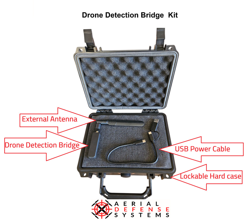 Drone and Pilot Detection Device –Handheld Remote ID Receiver for iOS & Android