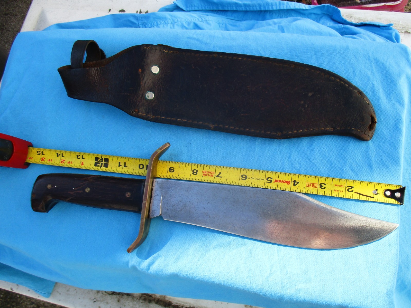 Vintage Western Bowie Knife 1960s Vietnam Era Old Used (Not Marked W49)