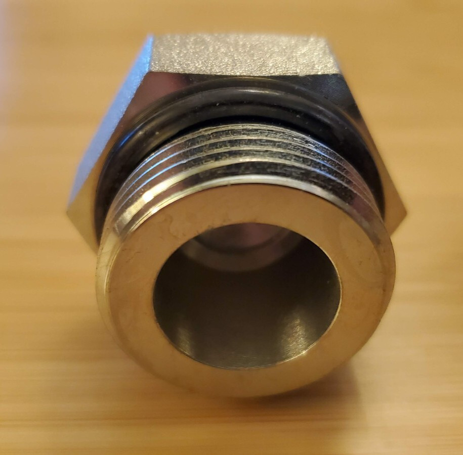 6408-12 ORB Plug (3/4") 12MB Hex Plug - Hydraulic Rigid Adapter/Fitting