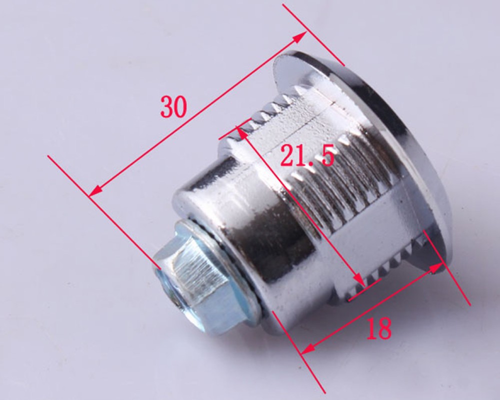New 2pcs Triangle key lock Cabinet door lock