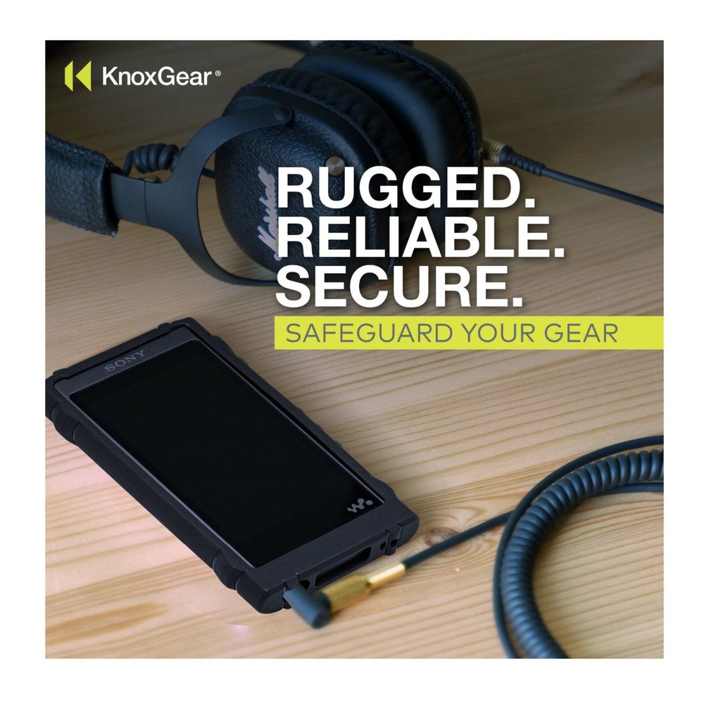 Knox Gear Rugged Hardshell Case for Sony NW-A55 Walkman MP3 Players