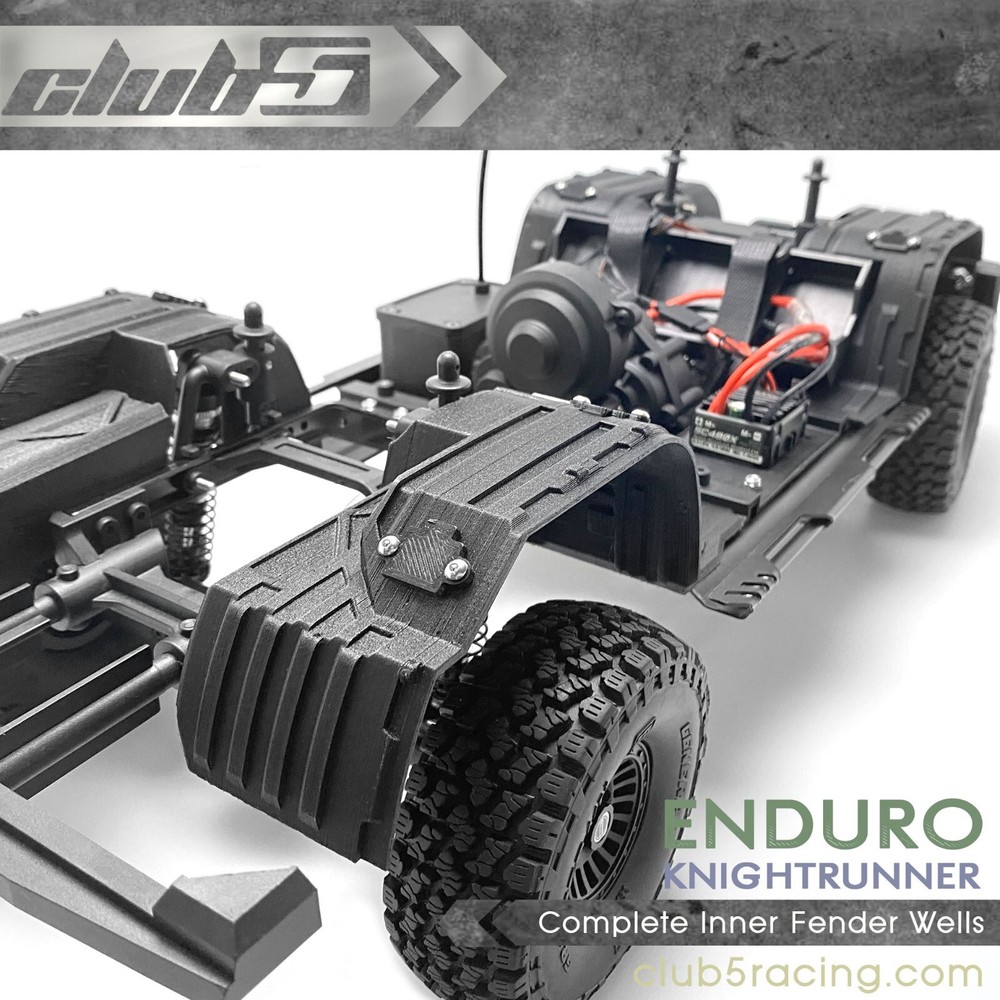 Complete Inner Fender Wells ( Rock Light Ready ) for Element Knightrunner