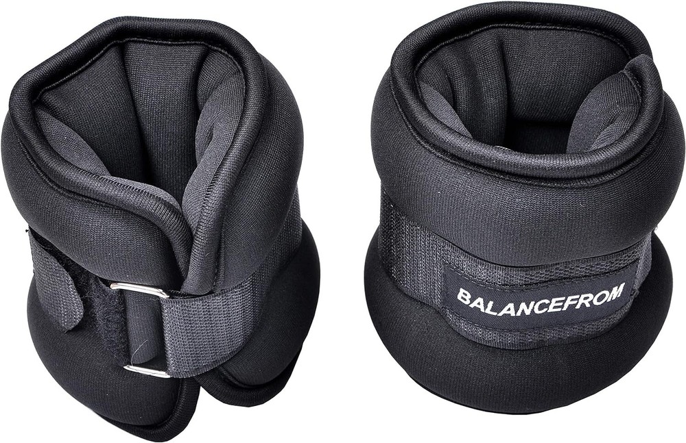 Multi-Functional Adjustable Soft Ankle Wrist Arm Leg Weights - 8lbs per pair