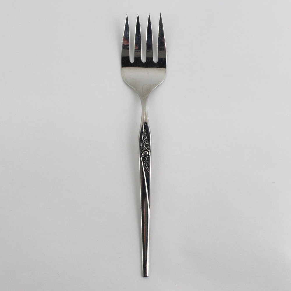 Tradition Flatware Unknown Pattern Stainless Serving Fork 8.5" Rare
