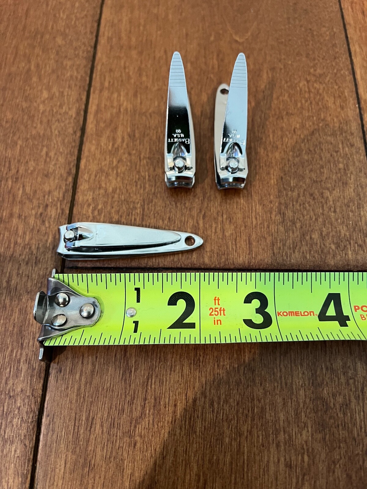 Vintage Trim Nail Clippers, Bassett USA 99 Rare New old stock ( 3 pack)