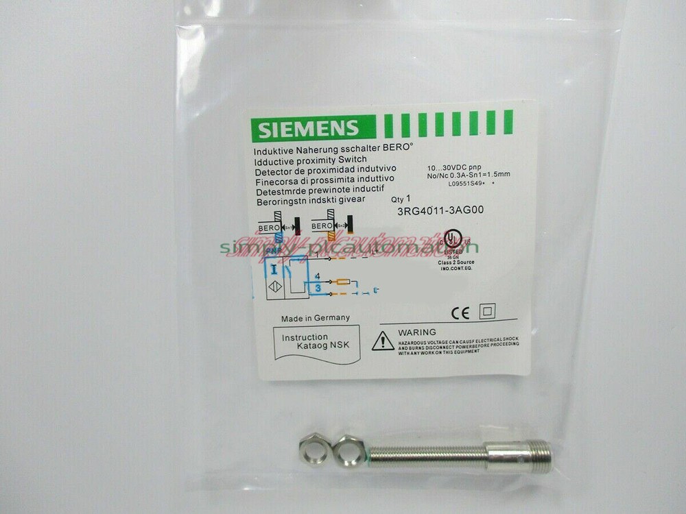 1PC NEW For Siemens Proximity Sensor 3RG4011-3AG00