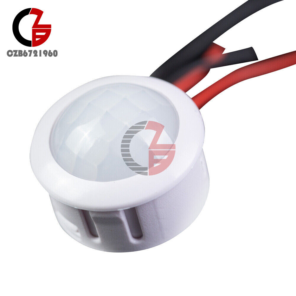 LED PIR Infrared Motion Sensor Detection Auto Sensor Light Switch Lamp DC12-24V