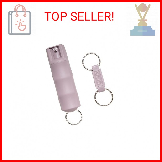 Sabre Red Keychain Pepper Spray Dust Hardcase with Quick Release Key Ring