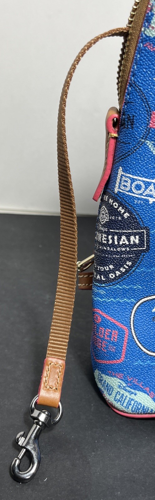 NWT DISNEY DOONEY & BOURKE DVC VACATION CLUB BLUE MINI BACKPACK PURSE 10x10"