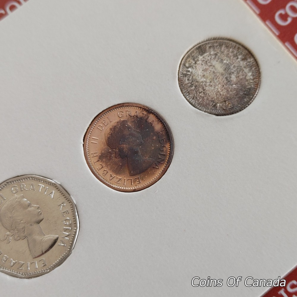 1959 + 1960 Canada Prooflike Mint Sets In Original Whitecards #coinsofcanada