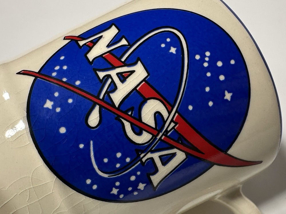 Vintage Retro NASA Logo Ceramic Coffee Mug Space Program