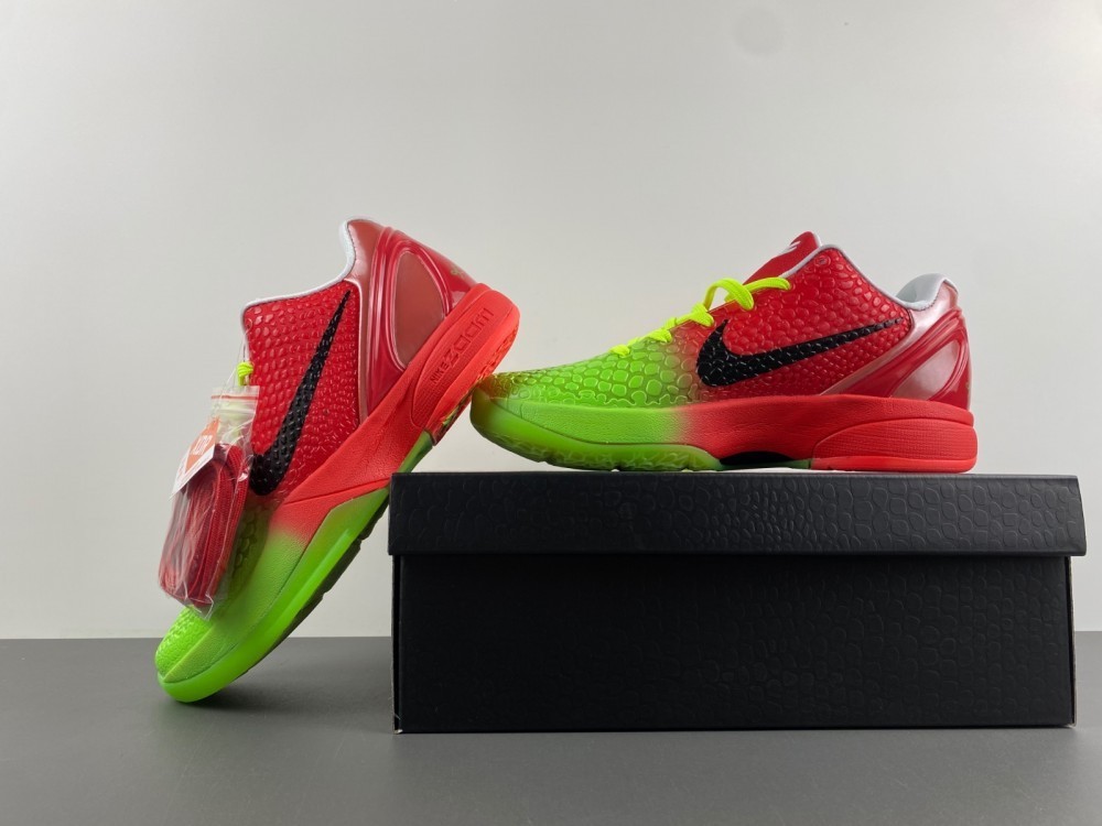 Kobe 6 Protro Split Grinch Men's Size US 7 - 11