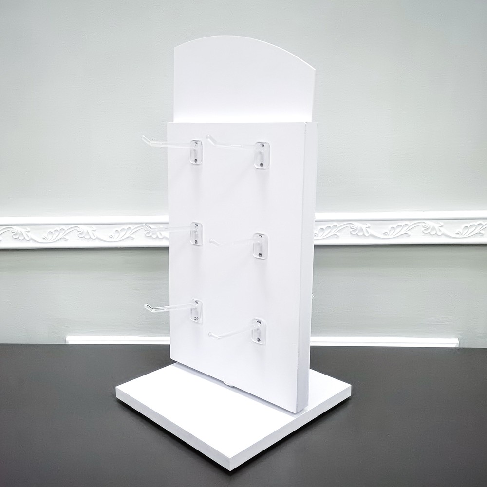 12-Hook Countertop Spinner Display Compact Design, Lightweight, Easy Assembly