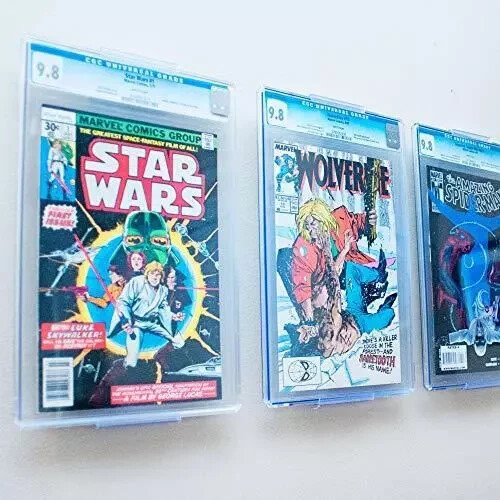 CollectorMount Comic Mount 5 Pack, Comic Book Shelf Stand or Wall Mount Display,