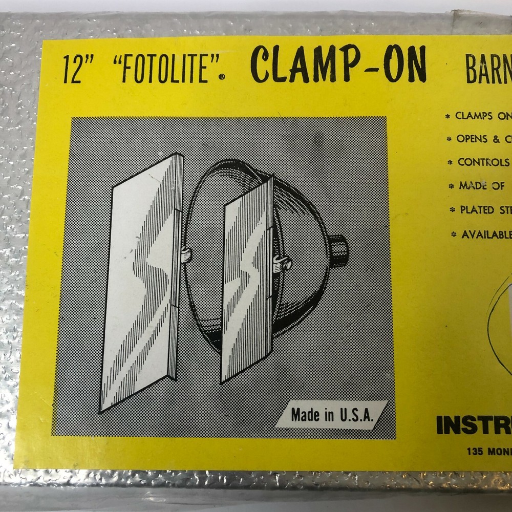 FOTOLITE Clamp-On Barn Doors Testrite Instrument Co. Light Control