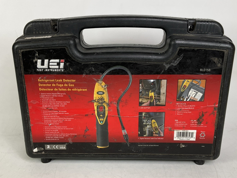UEI Test Instruments Refrigerant Leak Detector Kit RLD15B