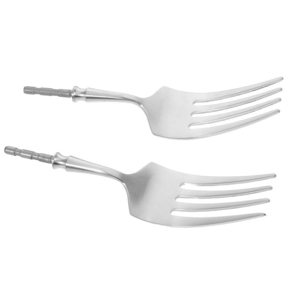 2 Pcs Replacement Heads for Cutlery Forks and Spoons Flatware Insert