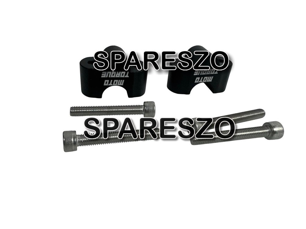 HANDLEBAR RISER BLACK FIT FOR ROYAL ENFIELD BEAR 650